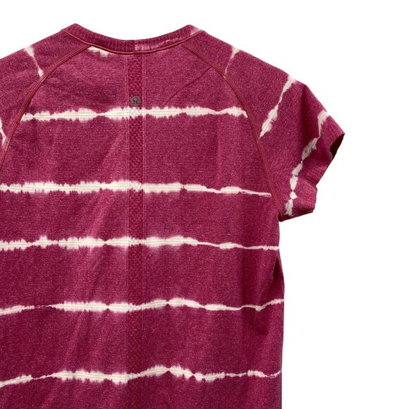 Lululemon pink tie dye swiftly seamless tee - Picture 4 of 5